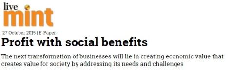 Profit with social benefits