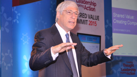 Mark R. Kramer shares his thoughts at the Shared Value Summit