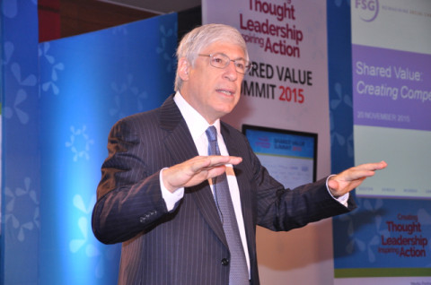 Mark R. Kramer shares his thoughts at the Shared Value Summit