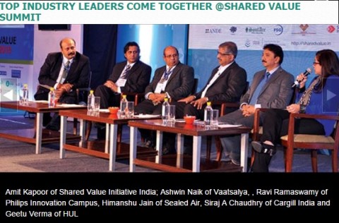 TOP INDUSTRY LEADERS COME TOGETHER @SHARED VALUE SUMMIT